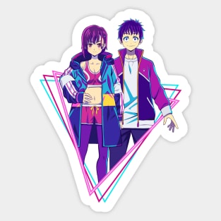 zom 100 - Akira and Shizuka Sticker